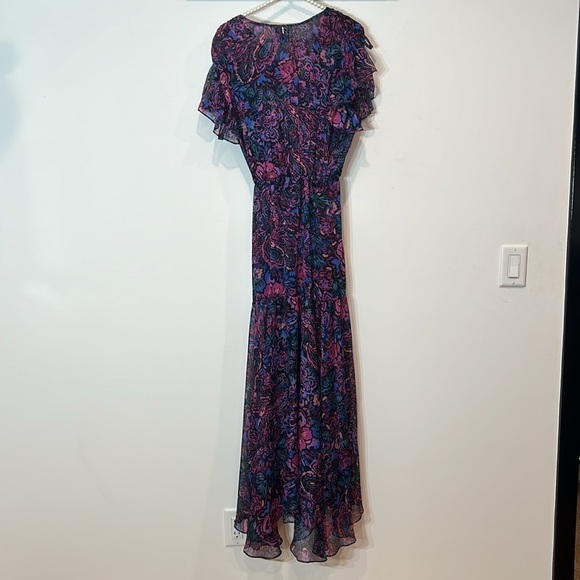 REVOLVE X MISA Los Angeles Colette Midi Dress in Flora Electric MEDIUM new w tag - Picture 9 of 10